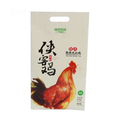 Hot Sale Food Grade Custom Plastic Packaging Sided Gusseted 960g Chicken Bag